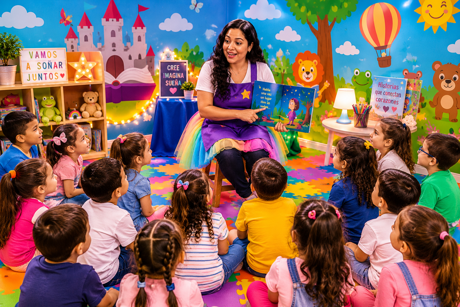 Cuentacuentos con niños encantados