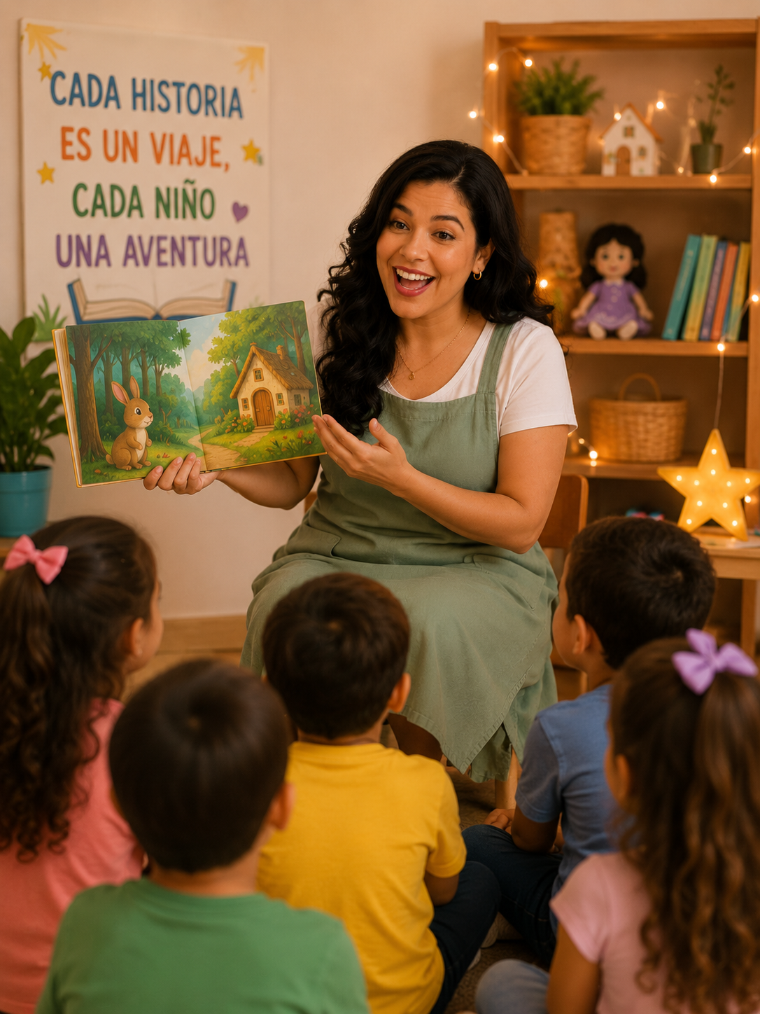 Cuentacuentos con niños encantados