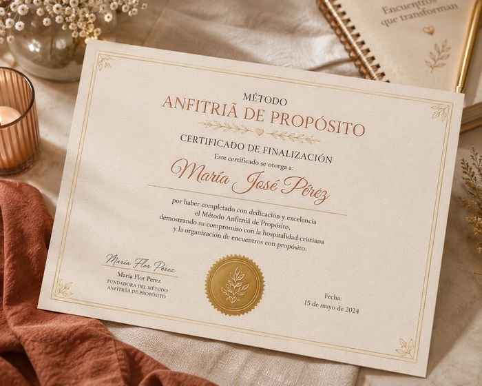Mockup del Certificado de Finalización